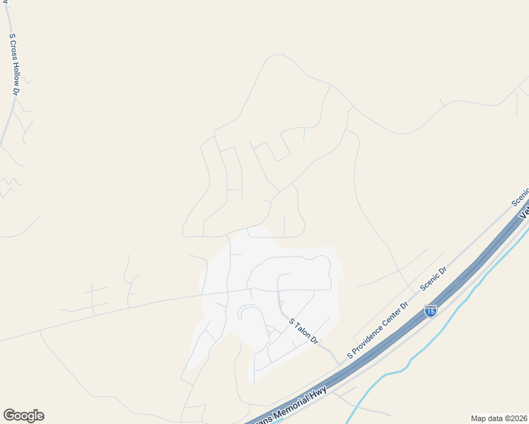 map of restaurants, bars, coffee shops, grocery stores, and more near 2884 West Eagle Ridge Loop in Cedar City