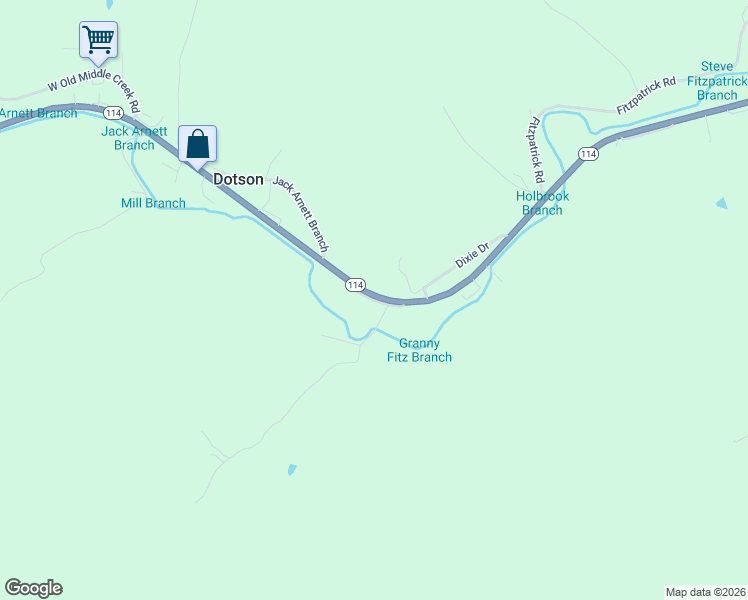 map of restaurants, bars, coffee shops, grocery stores, and more near Grannys Loop Road in Prestonsburg