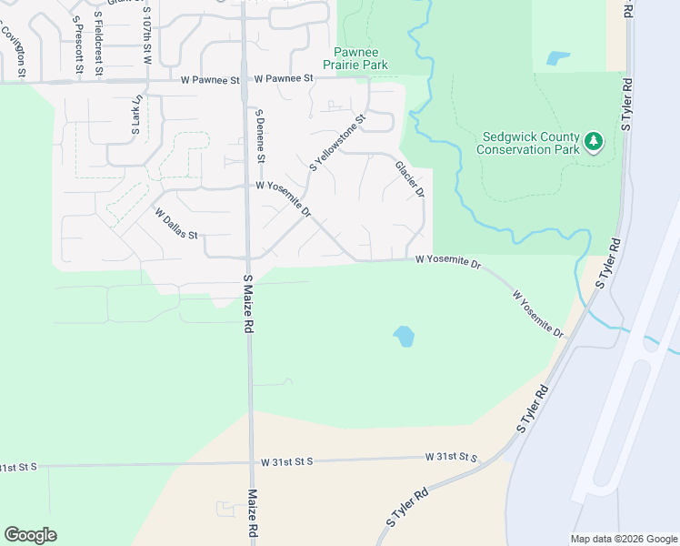 map of restaurants, bars, coffee shops, grocery stores, and more near 10019 West Greenfield Circle in Wichita