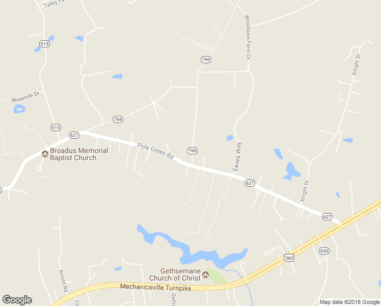 map of restaurants, bars, coffee shops, grocery stores, and more near 9001 Woodlawn Drive in Mechanicsville