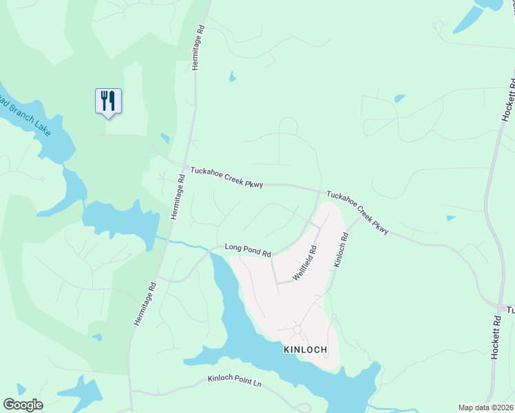 map of restaurants, bars, coffee shops, grocery stores, and more near 558 Hill Grove Road in Manakin-Sabot