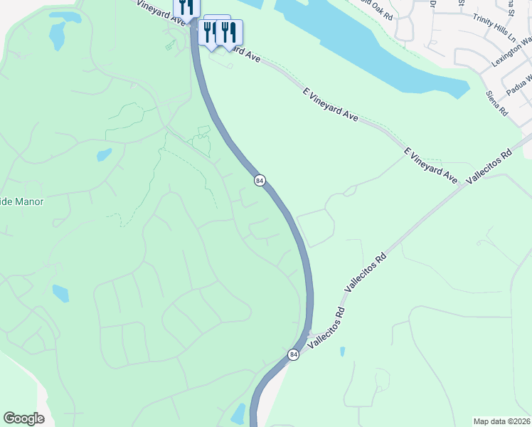 map of restaurants, bars, coffee shops, grocery stores, and more near 478 Trebbiano Place in Pleasanton