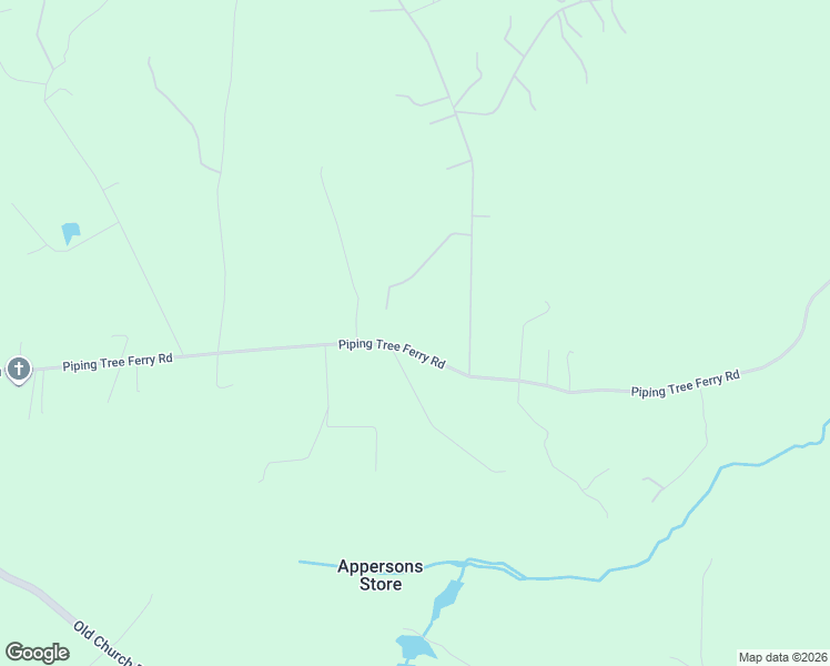 map of restaurants, bars, coffee shops, grocery stores, and more near 2163 Piping Tree Ferry Road in Mechanicsville