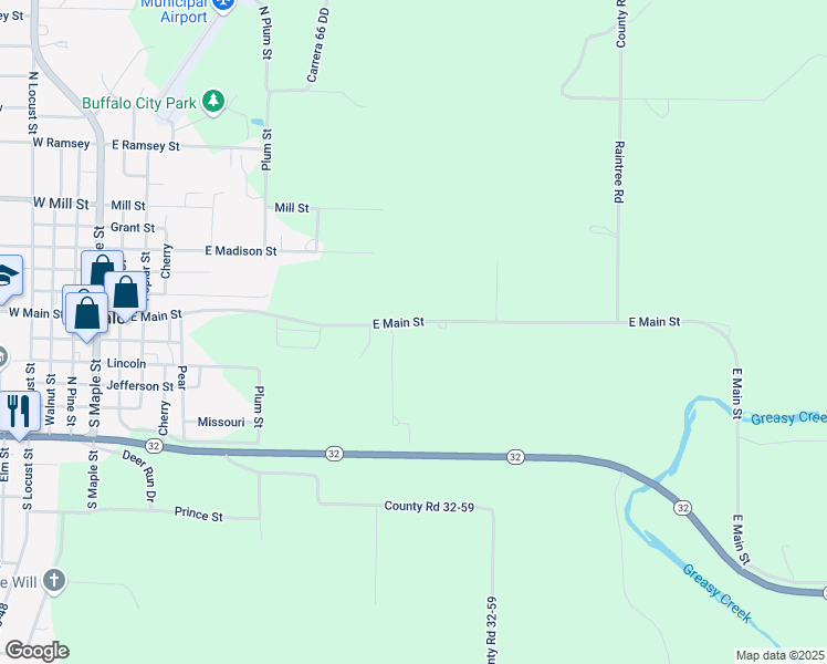 map of restaurants, bars, coffee shops, grocery stores, and more near 938 East Main Street in Buffalo