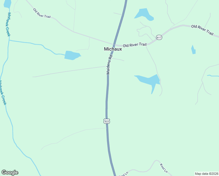 map of restaurants, bars, coffee shops, grocery stores, and more near 3996 Maidens Road in Powhatan
