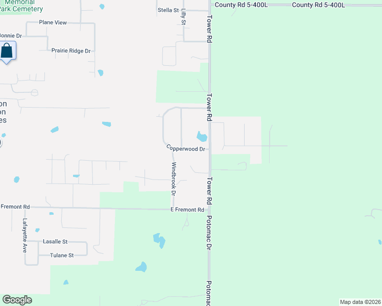 map of restaurants, bars, coffee shops, grocery stores, and more near 2537 Copperwood Drive in Lebanon