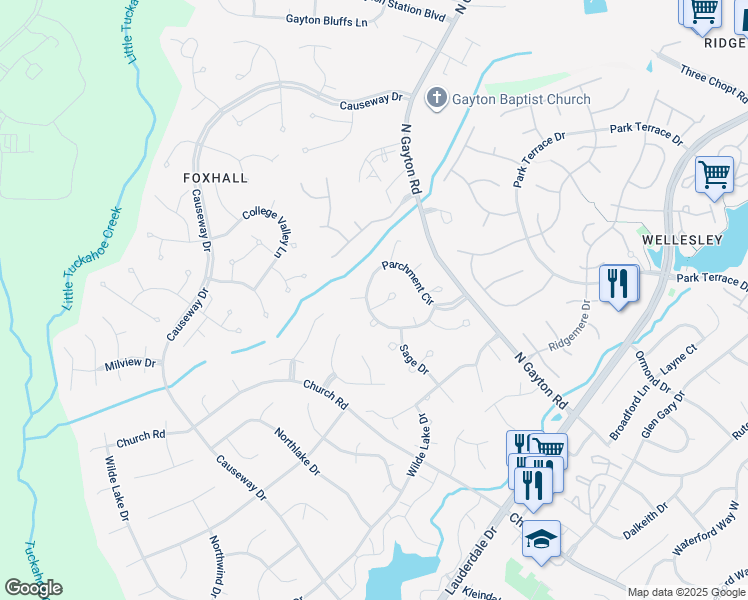 map of restaurants, bars, coffee shops, grocery stores, and more near 4013 Wheat Court in Richmond