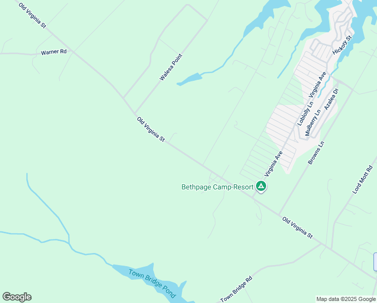 map of restaurants, bars, coffee shops, grocery stores, and more near 4343 Old Virginia Street in Urbanna