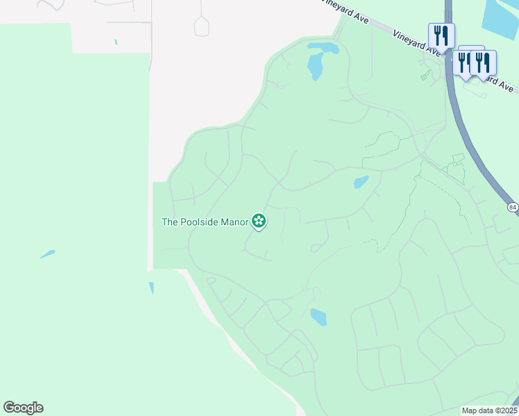 map of restaurants, bars, coffee shops, grocery stores, and more near 1743 Spumante Place in Pleasanton