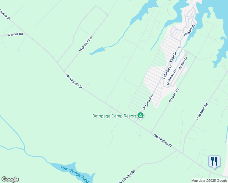 map of restaurants, bars, coffee shops, grocery stores, and more near 108 Burrells Marina Road in Urbanna