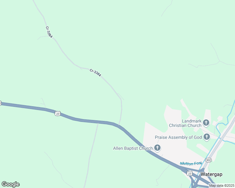 map of restaurants, bars, coffee shops, grocery stores, and more near 250 Cr-3384 in Prestonsburg