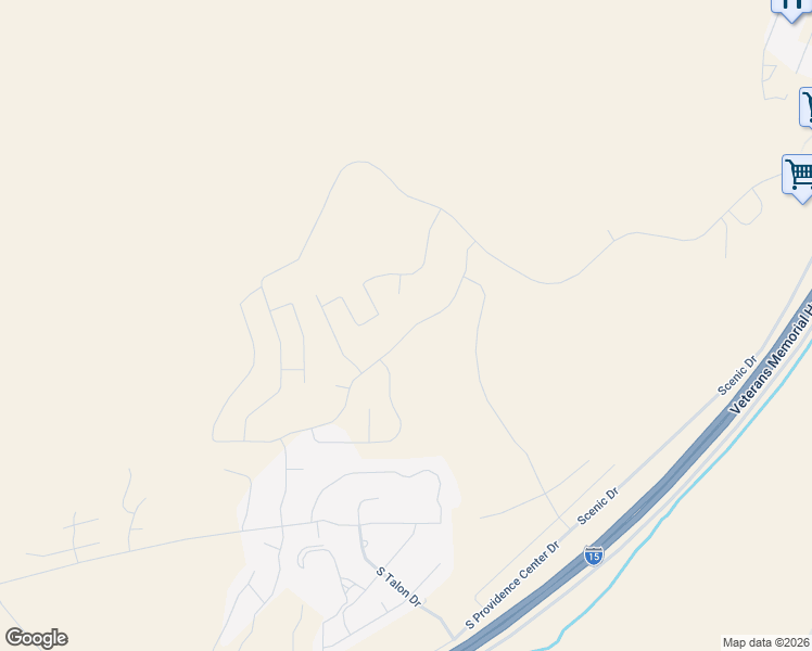 map of restaurants, bars, coffee shops, grocery stores, and more near 2758 West Eagle Ridge Loop in Cedar City