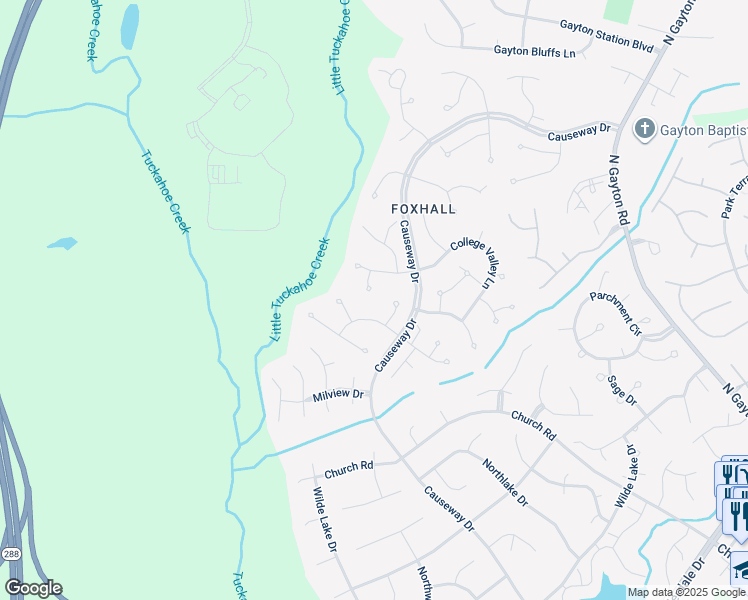 map of restaurants, bars, coffee shops, grocery stores, and more near 3901 Holmbank Court in Richmond