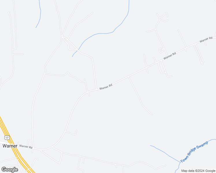 map of restaurants, bars, coffee shops, grocery stores, and more near Warner Road in Urbanna