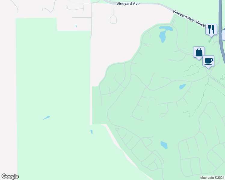 map of restaurants, bars, coffee shops, grocery stores, and more near 2471 Pomino Way in Pleasanton