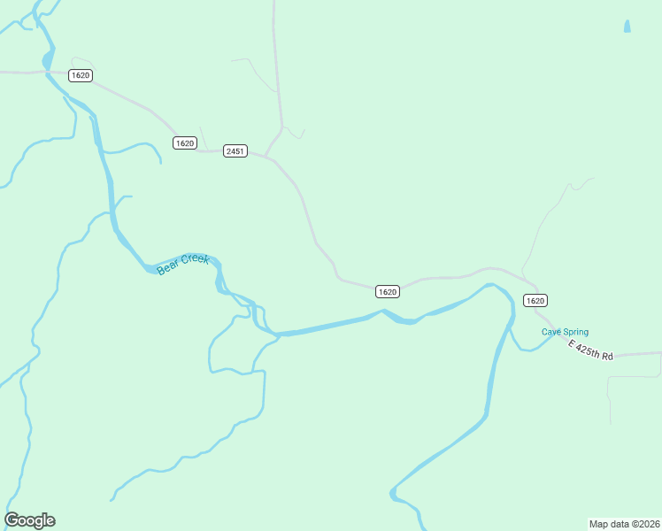 map of restaurants, bars, coffee shops, grocery stores, and more near County Road 1620 in Fair Play
