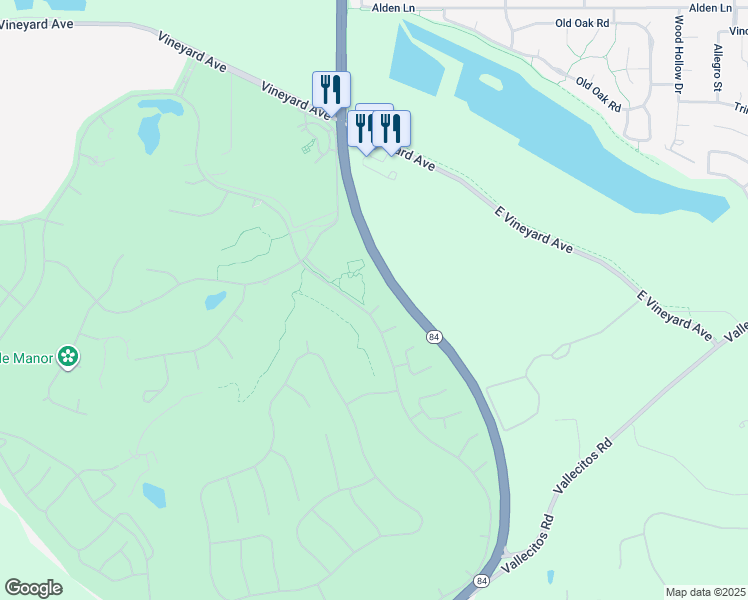 map of restaurants, bars, coffee shops, grocery stores, and more near 534 Cento Court in Pleasanton