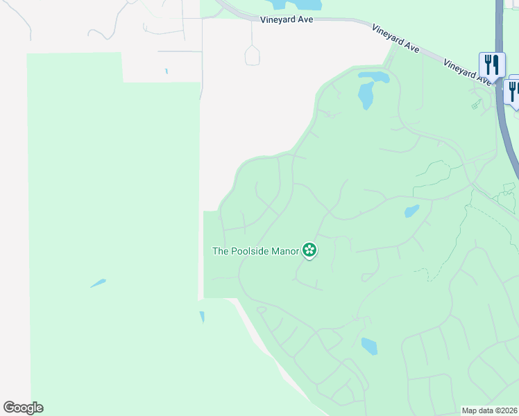map of restaurants, bars, coffee shops, grocery stores, and more near 2471 Pomino Way in Pleasanton
