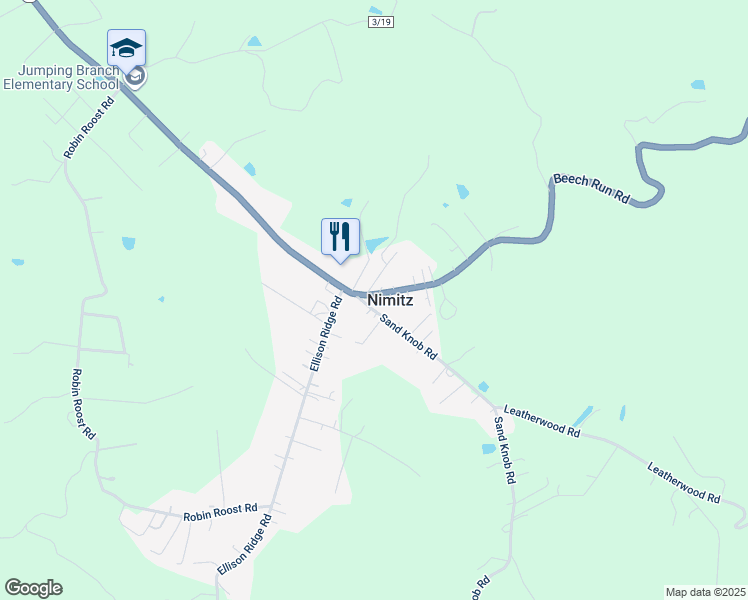 map of restaurants, bars, coffee shops, grocery stores, and more near in Nimitz