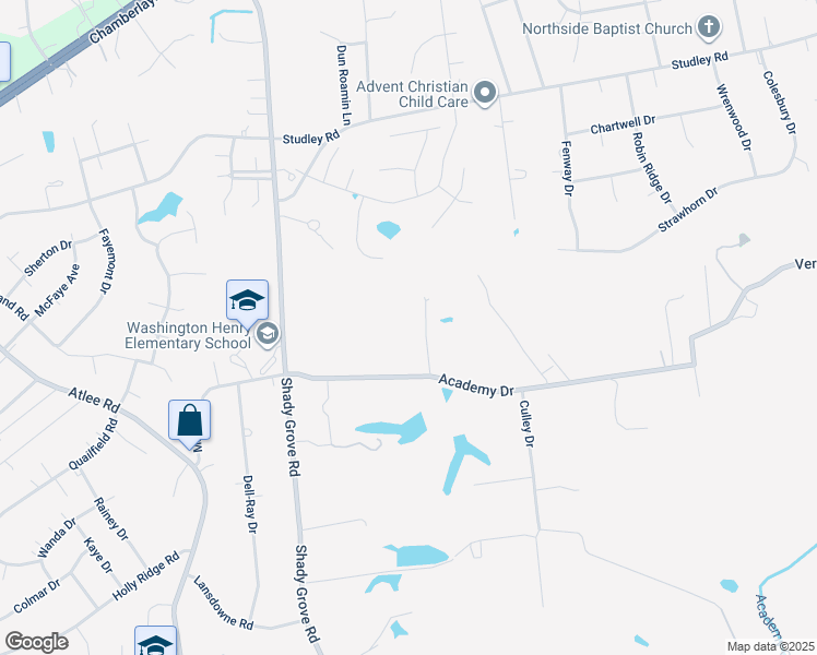 map of restaurants, bars, coffee shops, grocery stores, and more near 8114 Academy Drive in Mechanicsville