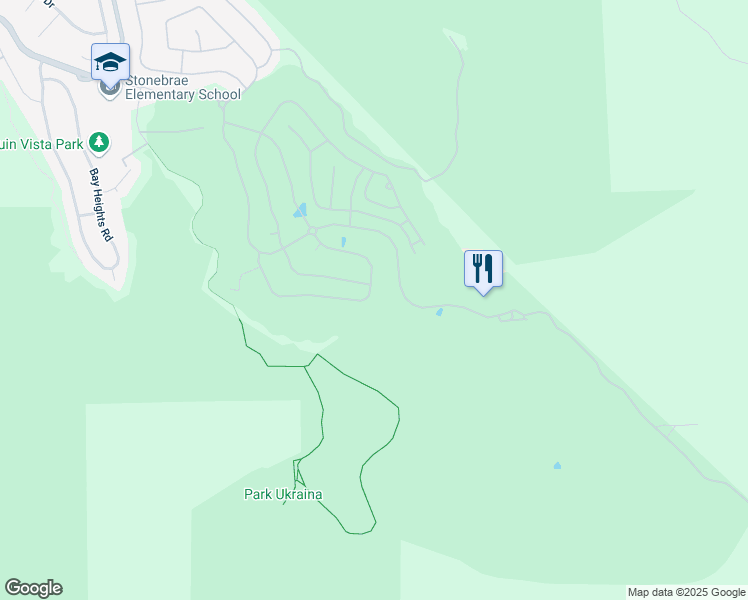 map of restaurants, bars, coffee shops, grocery stores, and more near 73 Dunfirth Drive in Hayward
