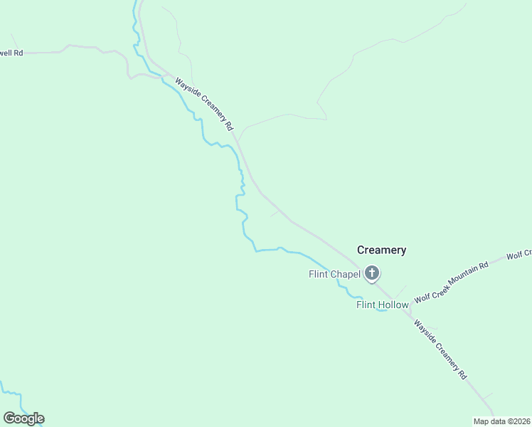 map of restaurants, bars, coffee shops, grocery stores, and more near Wayside Creamery Road in Pence Springs