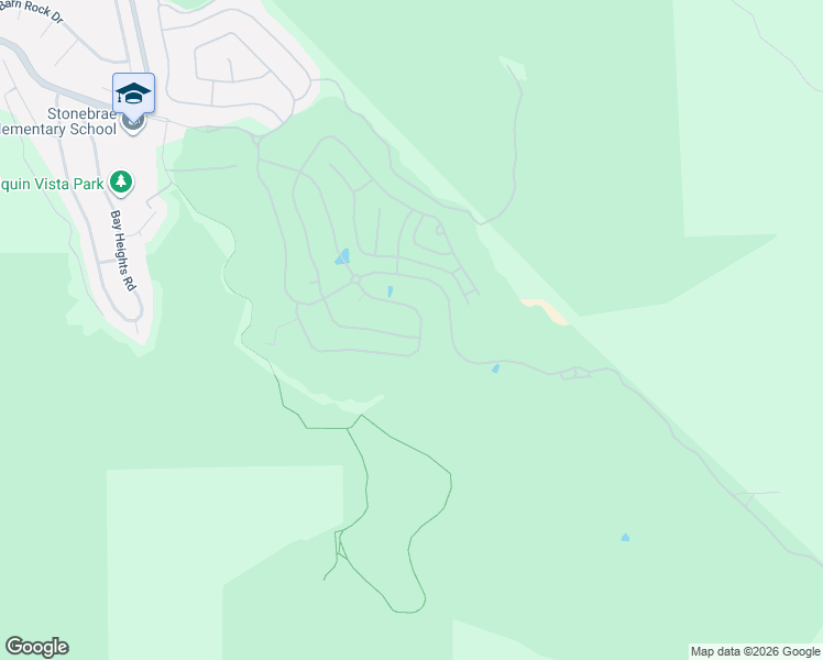 map of restaurants, bars, coffee shops, grocery stores, and more near 52 Stirling Way in Hayward