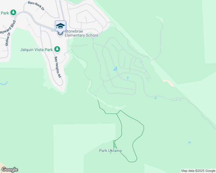 map of restaurants, bars, coffee shops, grocery stores, and more near 10 Dunfirth Drive in Hayward