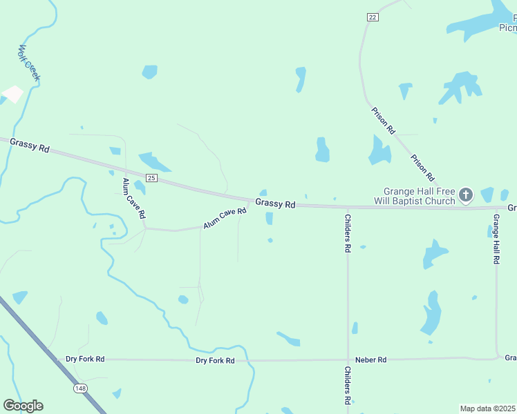 map of restaurants, bars, coffee shops, grocery stores, and more near 8204-8310 Grassy Road in Marion