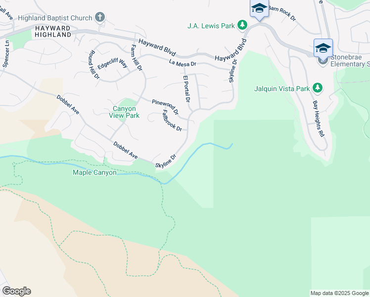 map of restaurants, bars, coffee shops, grocery stores, and more near 3504 Dobbel Avenue in Hayward