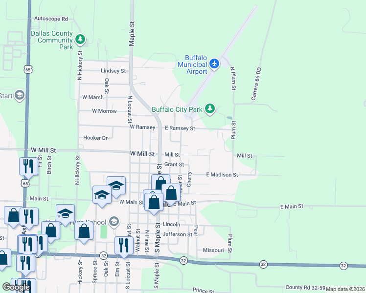 map of restaurants, bars, coffee shops, grocery stores, and more near 304 Greystone Avenue in Buffalo