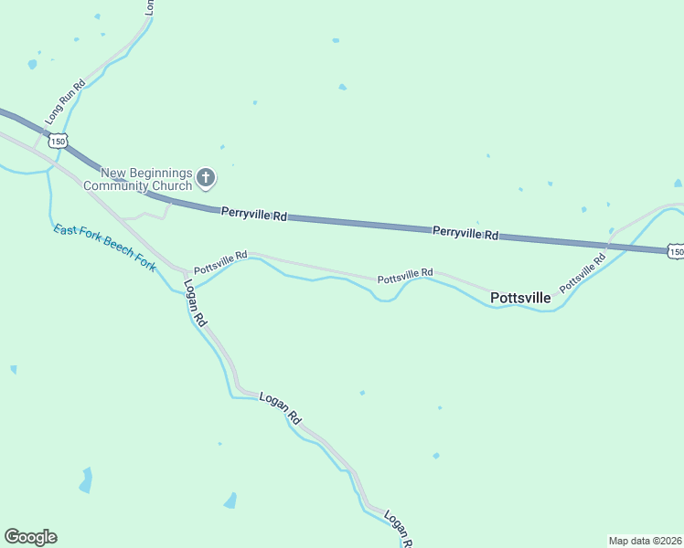map of restaurants, bars, coffee shops, grocery stores, and more near Pottsville Road in Washington County