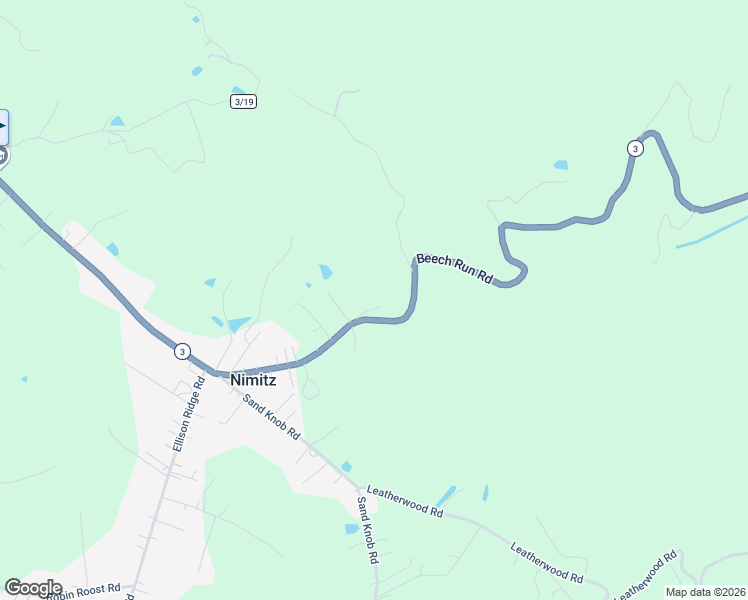 map of restaurants, bars, coffee shops, grocery stores, and more near 7697 Beech Run Road in Hinton