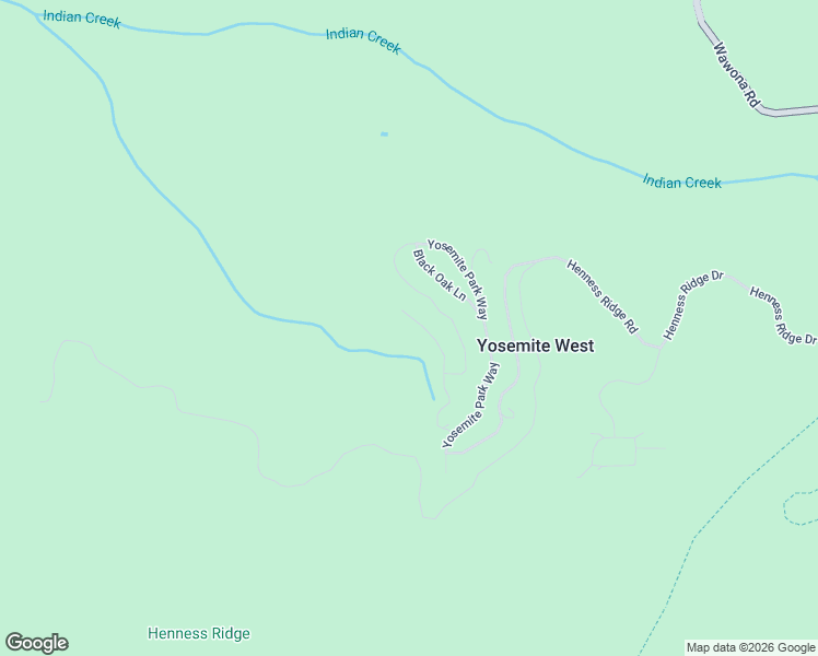 map of restaurants, bars, coffee shops, grocery stores, and more near 7174 Yosemite Park Way in TUOLUMNE MEADOWS