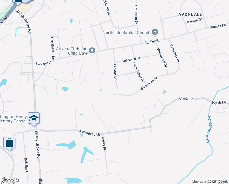 map of restaurants, bars, coffee shops, grocery stores, and more near 9089 Fenway Drive in Mechanicsville
