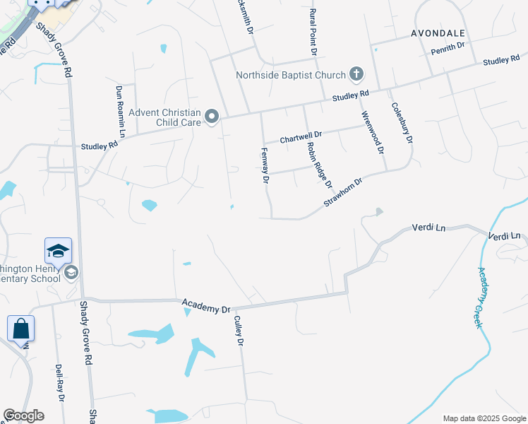 map of restaurants, bars, coffee shops, grocery stores, and more near 9089 Fenway Drive in Mechanicsville