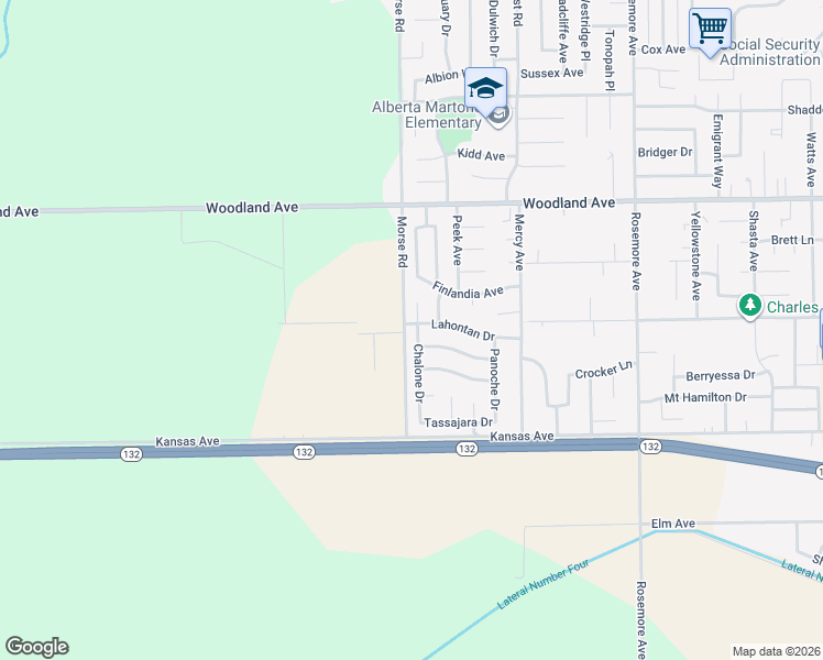 map of restaurants, bars, coffee shops, grocery stores, and more near 912 Chalone Drive in Modesto