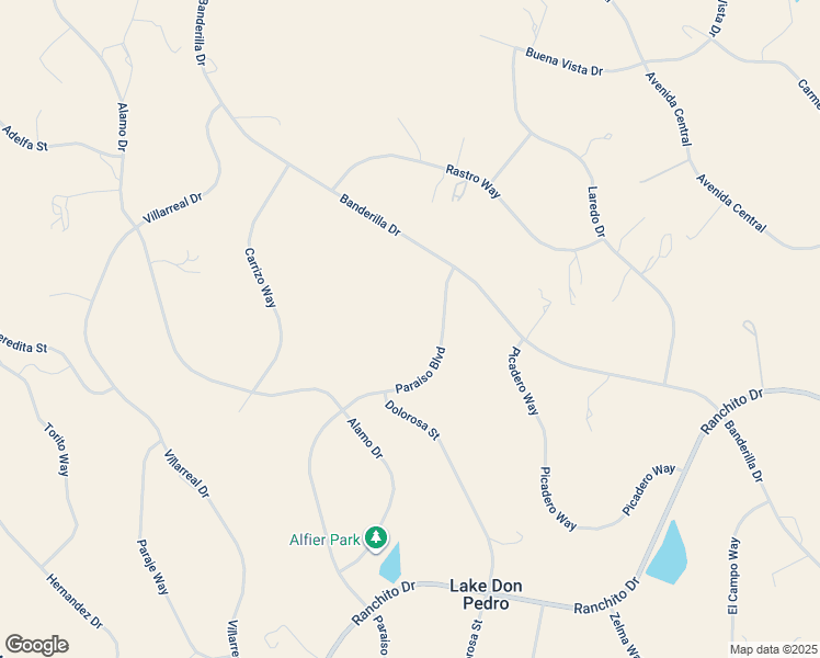 map of restaurants, bars, coffee shops, grocery stores, and more near 9775 Paraiso Boulevard in La Grange