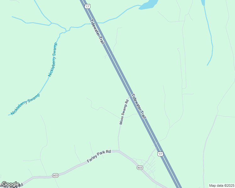 map of restaurants, bars, coffee shops, grocery stores, and more near 375 Moss Swamp Road in Urbanna