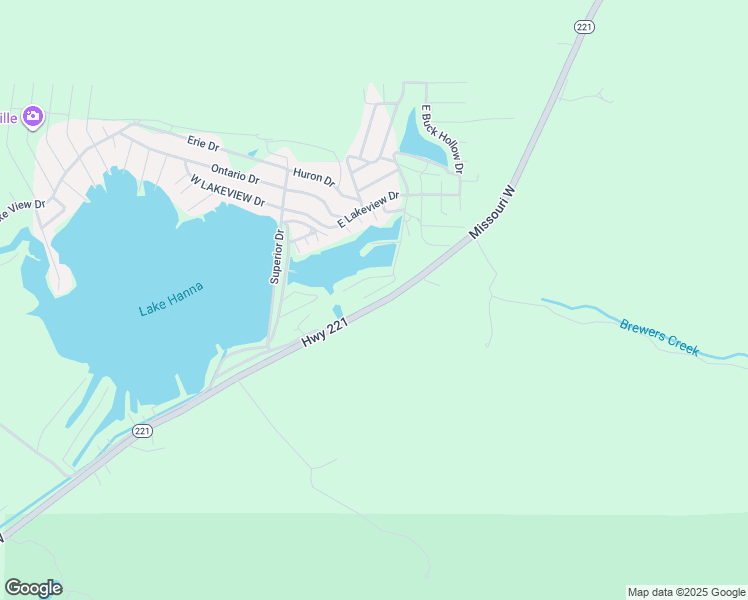 map of restaurants, bars, coffee shops, grocery stores, and more near 127 Otter Tail Drive in Ironton