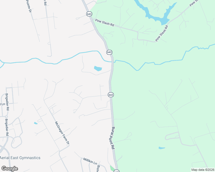 map of restaurants, bars, coffee shops, grocery stores, and more near 6631 Rural Point Road in Mechanicsville