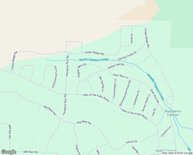 map of restaurants, bars, coffee shops, grocery stores, and more near Indian Hill Road in Alamosa
