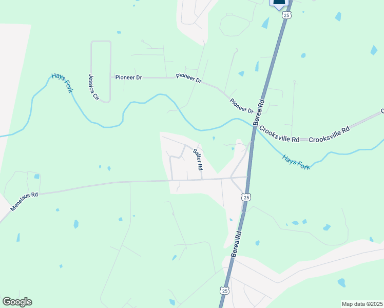 map of restaurants, bars, coffee shops, grocery stores, and more near 119 Salter Road in Berea