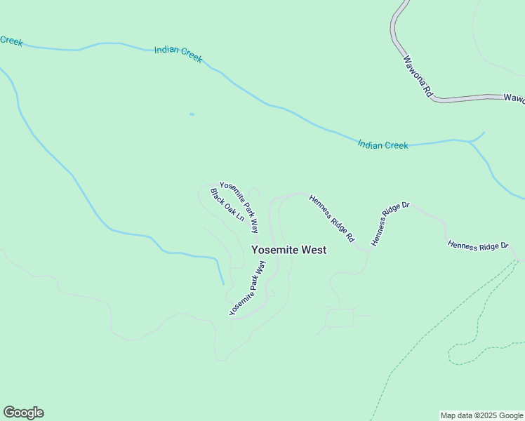 map of restaurants, bars, coffee shops, grocery stores, and more near 7497 Yosemite Park Way in TUOLUMNE MEADOWS