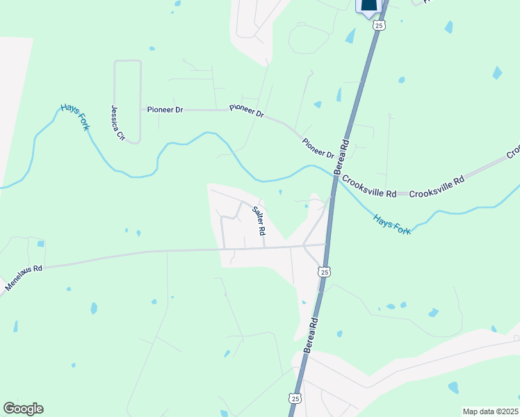 map of restaurants, bars, coffee shops, grocery stores, and more near 119 Salter Road in Berea