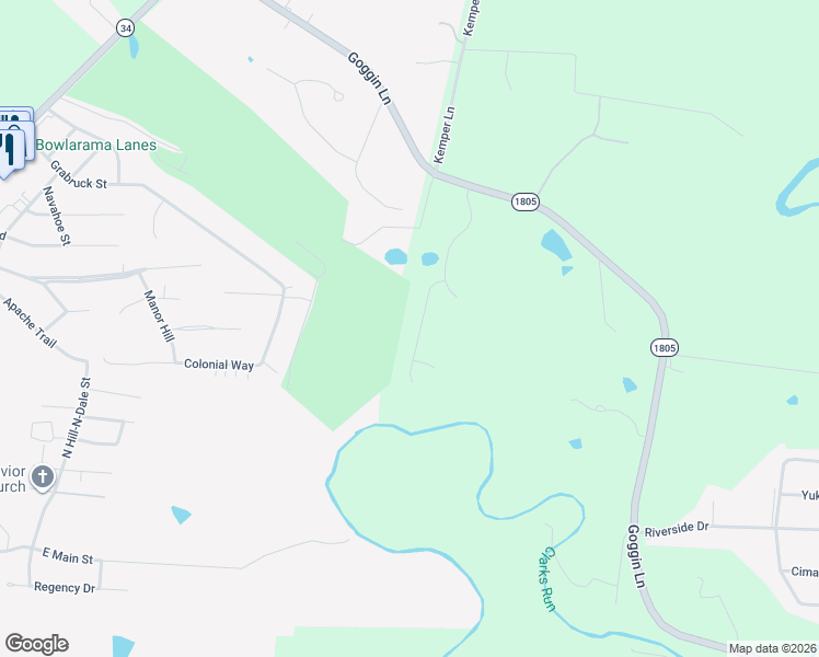 map of restaurants, bars, coffee shops, grocery stores, and more near 109 Retreat Road in Danville