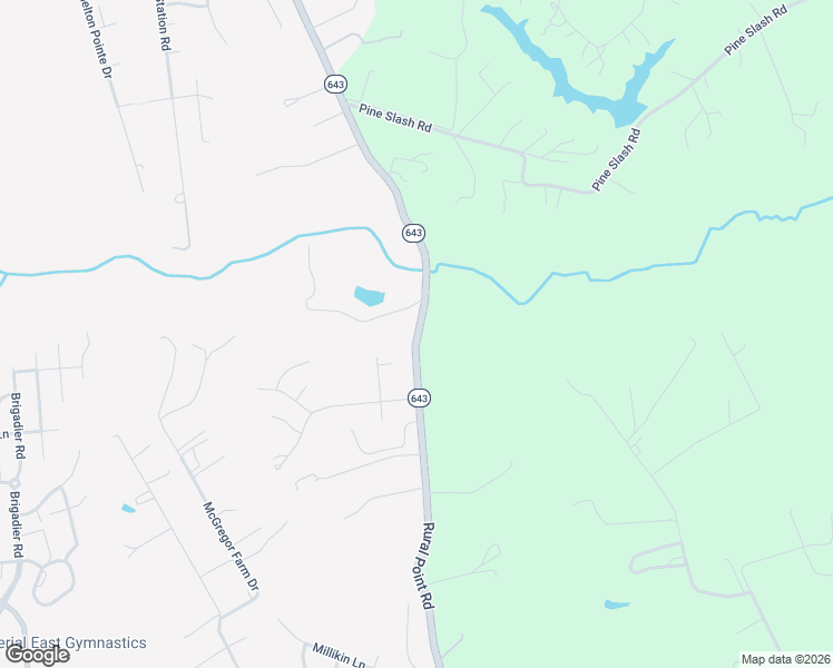 map of restaurants, bars, coffee shops, grocery stores, and more near 6631 Rural Point Road in Mechanicsville
