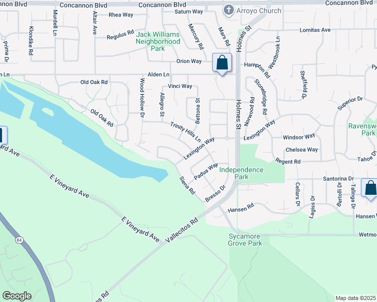 map of restaurants, bars, coffee shops, grocery stores, and more near 787 Barleta Lane in Livermore