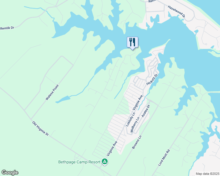 map of restaurants, bars, coffee shops, grocery stores, and more near 31 Johnsons Drive in Urbanna