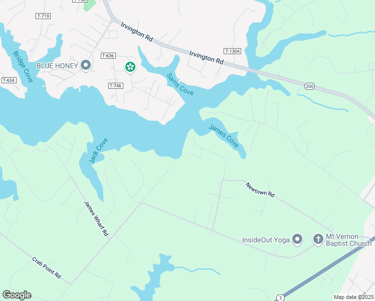 map of restaurants, bars, coffee shops, grocery stores, and more near 106 Safe Harbor Lane in White Stone